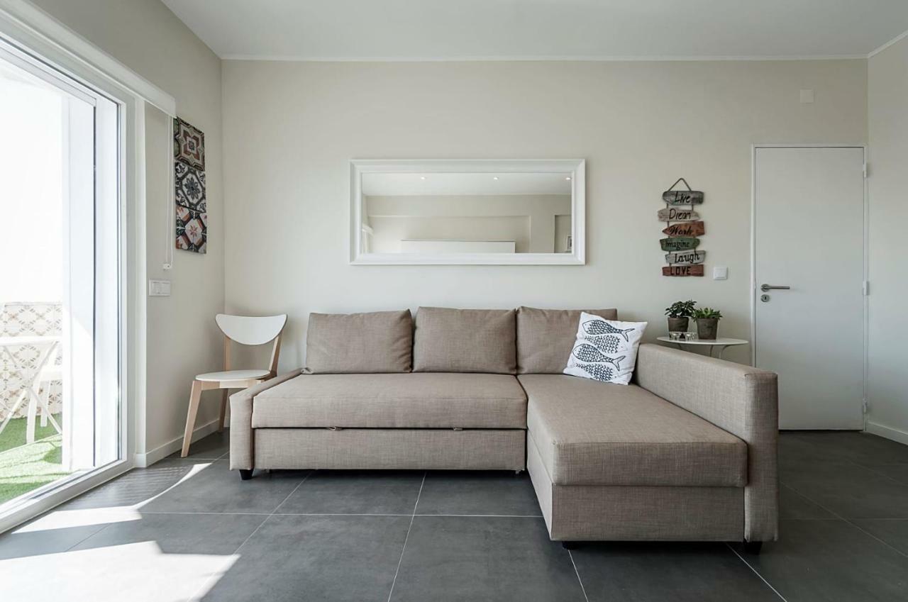 Lovely Lisboa Costa Da Caparica Seaview Apartment Luaran gambar